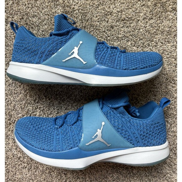 Nike Air Jordan Trainer 2 Flyknit Military Blue Size 15 Men's - Picture 1 of 8